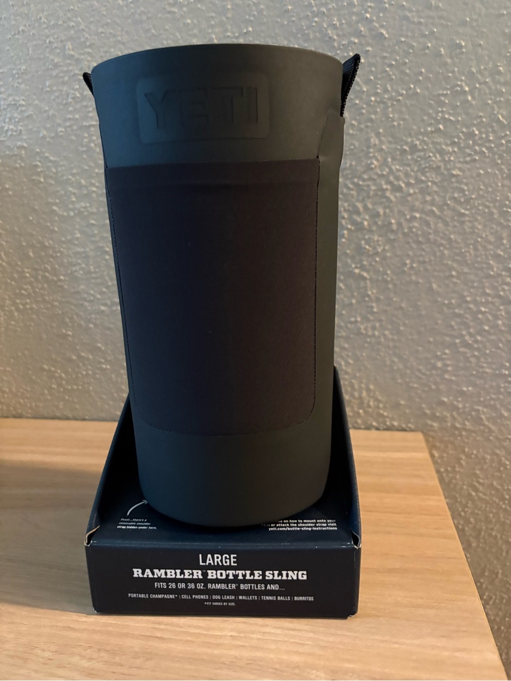 Yeti Large Bottle Sling - Black